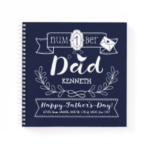 1 Papa Cute Monogram van uw vader