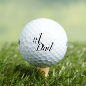 #1 Papa Golf Ball Gift Golfballen (Insitu Shirt)