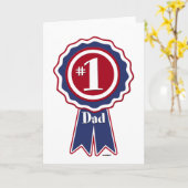 #1 Papa - Happy Vaderdag Kaart (Gele Bloem)