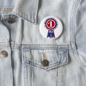 #1 Papa - Happy Vaderdag Ronde Button 5,7 Cm (In situ)