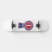 #1 Papa - Happy Vaderdag Skateboard (Horizontaal)