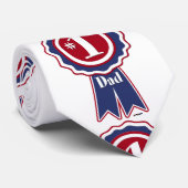 #1 Papa - Happy Vaderdag Stropdas (Opgerold)