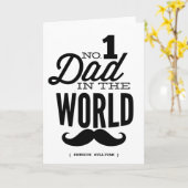 1 Papa in de wereld | VADERDAG KAART (Gele Bloem)