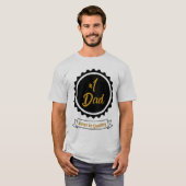 #1 Papa in kwaliteit - shirt (Voorkant volledig)