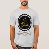 #1 Papa in kwaliteit - shirt (Voorkant)