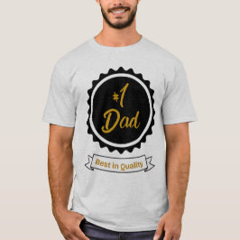 #1 Papa in kwaliteit - shirt