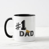 #1 Papa Liefde Gepersonaliseerde Mok (Links)