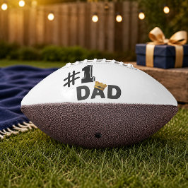 #1 Papa Liefde Gepersonaliseerde Voetbal American Football