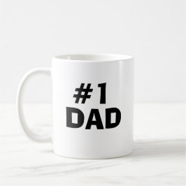 #1 Papa Maatwerk Foto Vaderdag Cadeau Koffiemok