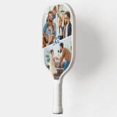 #1 Papa met 3 foto's Tweezijdig Pickleball Paddle (Links)