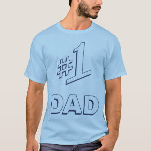 #1 Papa Nummer 1 T Shirten T-shirt
