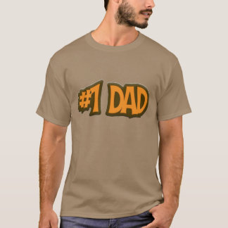 #1 Papa Ontwerp T-shirt
