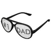 #1 PAPA Party Bril Aviator Zonnebril (Gekanteld)