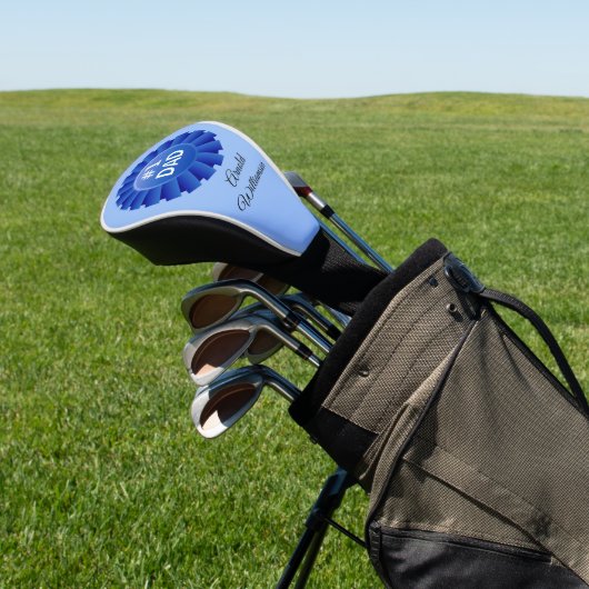 #1 PAPA personaliseren met naam Golfheadcover (Insitu)