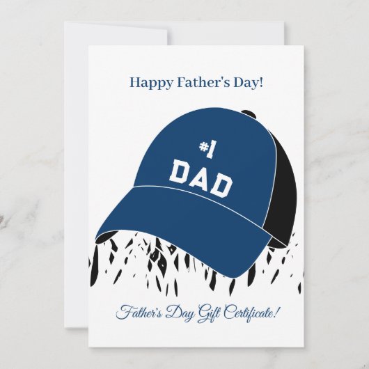 #1 Papa Pet Happy Vaderdag Cadeaubon (Voorkant)