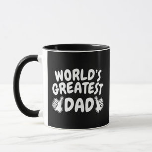 1 papa Shirt Nummer 1 papa Grootste papa van de we Mok