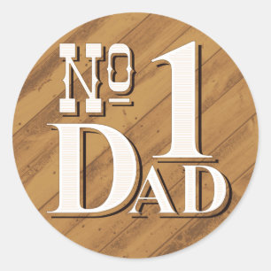 #1 Papa Sticker
