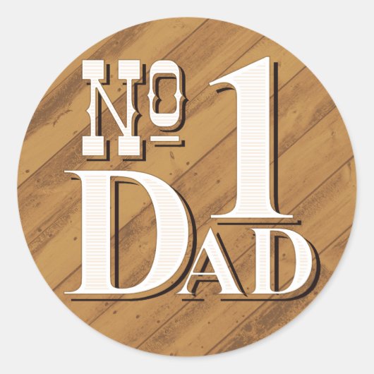 #1 Papa Sticker (Voorkant)