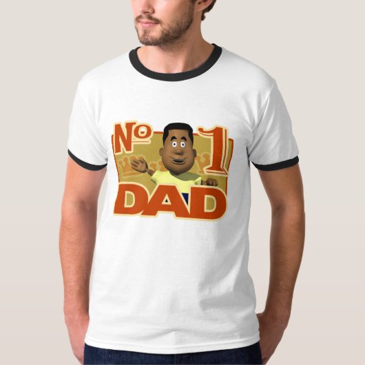 #1 Papa T-shirt (Voorkant)