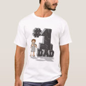 #1 Papa T-shirt (Voorkant)