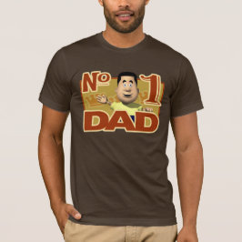 #1 Papa T-shirt