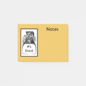 #1 Papa tekening Post-it® Notes (Voorkant)