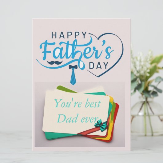 "#1 Papa" vaderdag (Staand voorkant)