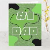 #1 Papa Vaderdag Kaart (Gele Bloem)