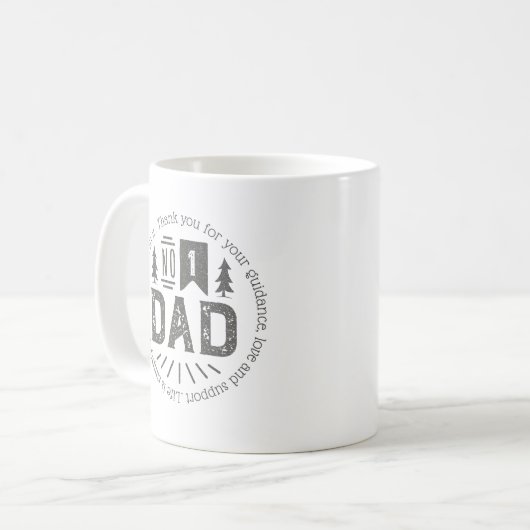 #1 Papa Vaderdag Koffiemok (Voorkant links)
