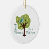 1 patroon in de perenboom keramisch ornament (Rechts)