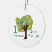 1 patroon in de perenboom keramisch ornament (Links)