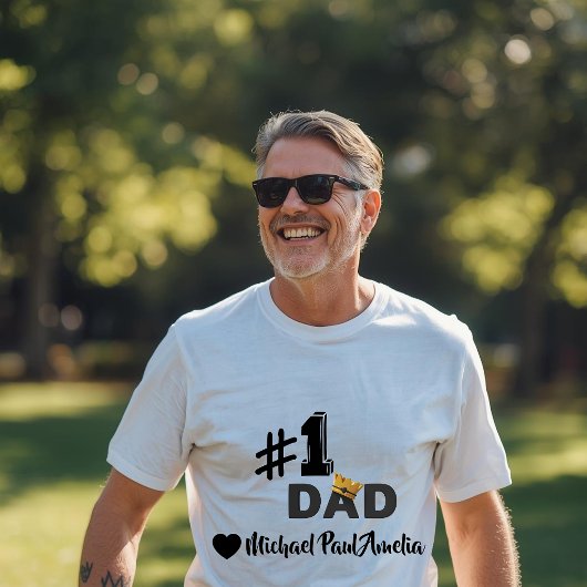 #1 Persoonlijk T-shirt Vaderliefde