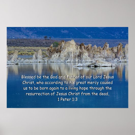 1 Peter 1:3 Poster (Voorkant)