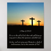 1 Peter 2:15-16 Poster (Voorkant)