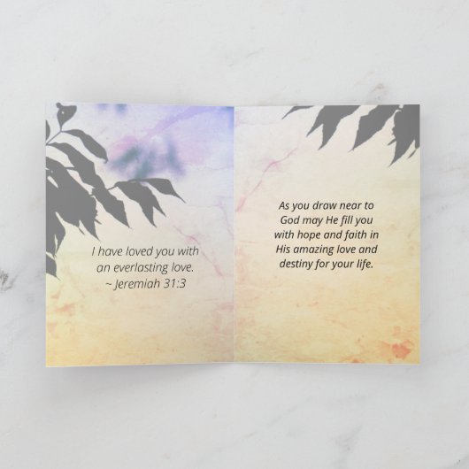 1 Peter 2:9 bent u Gekozen Mensen, Bijbel Kaart (Binnen)