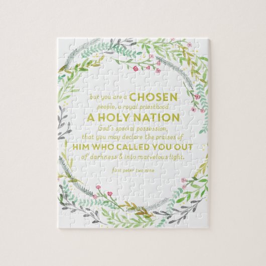 1 Peter 2:9 Legpuzzel (Verticaal)