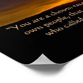 1 Peter 2:9 Poster (Hoek)