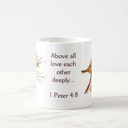 1 Peter 4:8 houdt van elkaar de Gevallen van de Sc Koffiemok (Center)