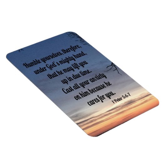 1 Peter 5:6-7 Magneet (Rechterzijde)