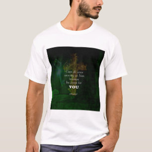 1 Peter 5:7 Bijbelversen citaat T-shirt
