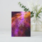 1 Peter 5:7 Briefkaart (Staand voorkant)