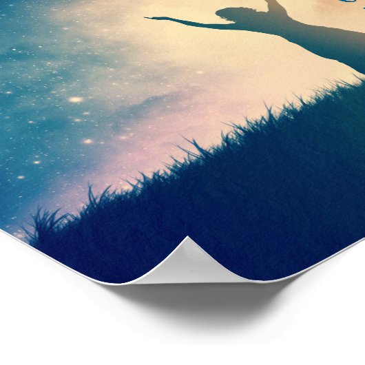 1 Peter 5:7 Gegoten al uw geef op hem, Manuscript Poster (Hoek)