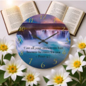 1 Peter 5:7 Gold Christelijke trouw Prayer Grote Klok