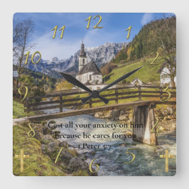 1 Peter 5:7 kerk bij de berg Vierkante Klok