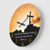 1 Peter 5:7 kruis op een berg Grote Klok (Hoek)