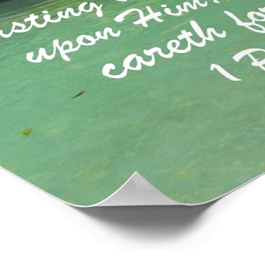 1 Peter 5:7 Poster (Hoek)