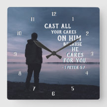 1 Peter 5:7 Verspreid al je zorgen over zijn Bijbe