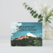 1 Peter 5:8 Wees nuchter, wees waakzaam, want... Briefkaart (Staand voorkant)