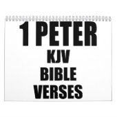 1 Peter KJV Bijbelverzen Citaten Kalender (Hoes)