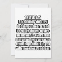 1 Petrus 3:15 KJV Bijbel Verse